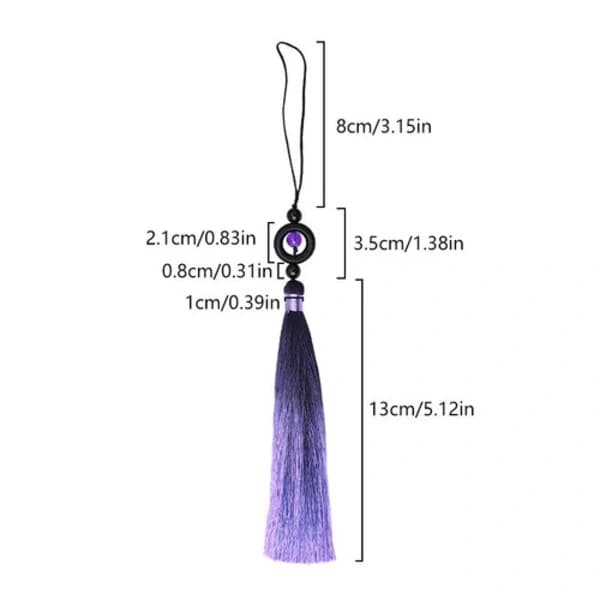 13-14 cm pitkä silkkihapsu, askartelu, avaimenperä, korujen valmistus, DIY, 34 väriä 4 4
