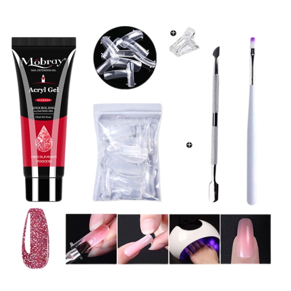 Kynsienpidennykset Geelilakka Starter Kit PGS009