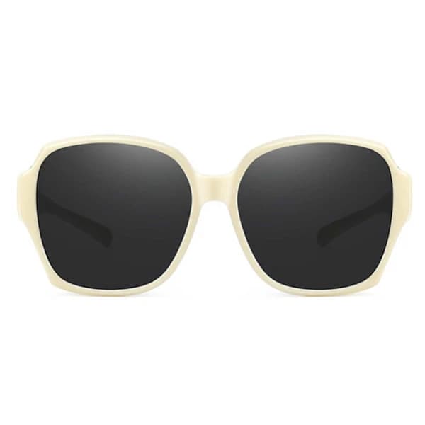 Polarized Suncovers Sunglasses Over Glasses White/Beige white white white