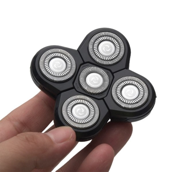 5 Hoveder Hurtig Elektrisk Barbermaskine Barberhoveder Nem at Installere Klipperskift Universal Holdbar Klinge