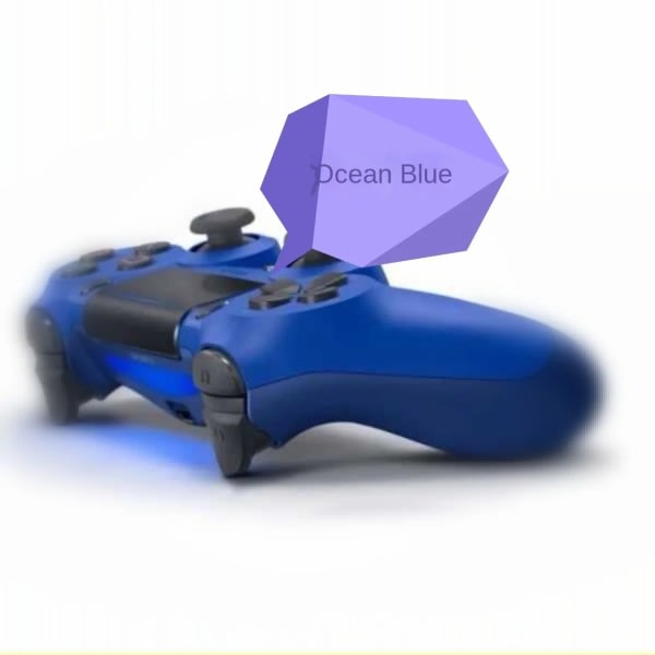 Trådlös handkontroll för PS4/ Pro/Slim/PC Bluetooth spelplatta Joystick Dual Vibrate Rose guld