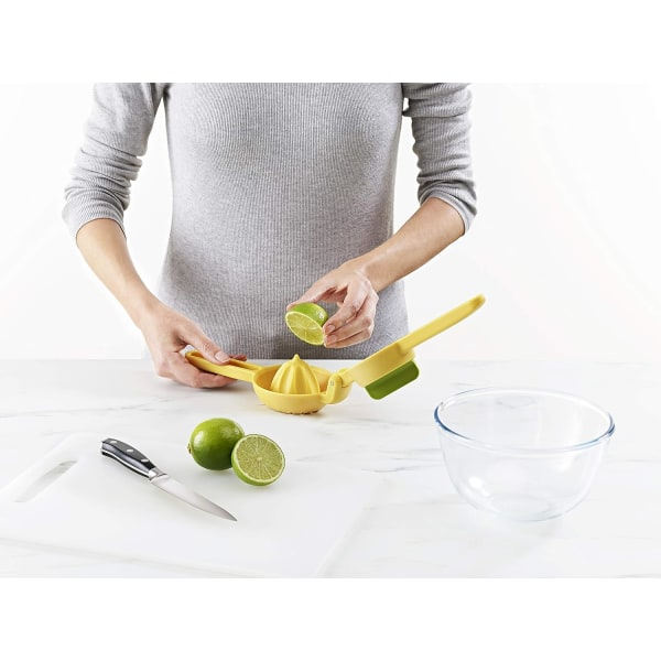 IC Blå Multifunktions Citruspressare Fruktpressad Apelsinjuice Manuell Citruspressare Hem Liten Bärbar Citronklämma