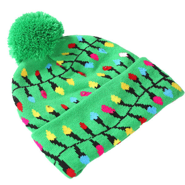 IC Light Up Christmas Hat Christmas Beanie Hat