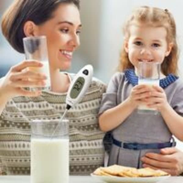 IC Långkokningstermometer Temperatursond Digital Kökstermometer Omedelbar Avläsning 5 Sekunder LCD-kötttermometer med Stor Skärm