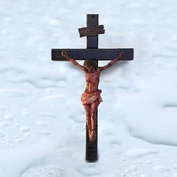 Realistiskt Krucifix, Realistiska Krucifix-sår För Meditation Väggkors