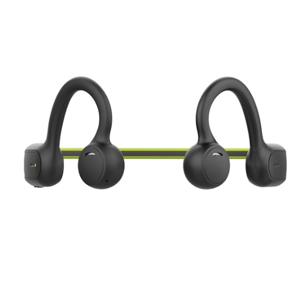 IC Vandtætte Bluetooth 5.0 Knogleledning In-Ear-Høretelefoner (Sorte og Grønne)