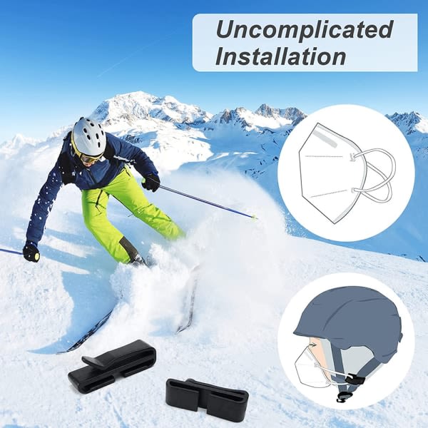 IC Maskhållare skidhjälm snowboardhjälmhållare - hållare för 23mm