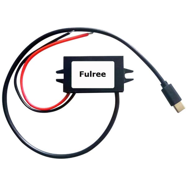 Vandtæt 12V til 5V 3A konverter, USB Type C DC-DC Step-Down strømforsyningsmodul, kompatibel med Raspberry Pi 4, mobiltelefon og bil.