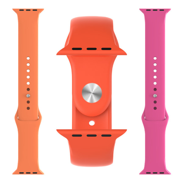 IC Silikonarmband för Apple Watch 38/40/41mm Svart
