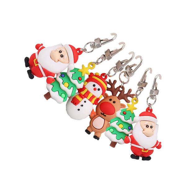 Julnyckelring Snöflinga Charm Hänge Barn Julklappar
