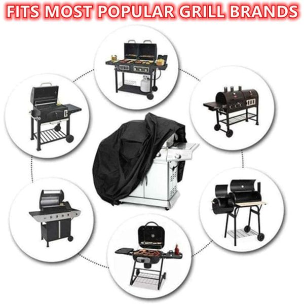 Grillskydd i Oxfordtyg, Vattentätt, BBQ-grillskydd