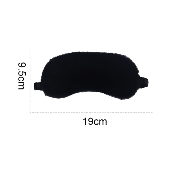 IC Bekväm mjuk ögonmask som fungerar med varje tupplur, blockerar style 4