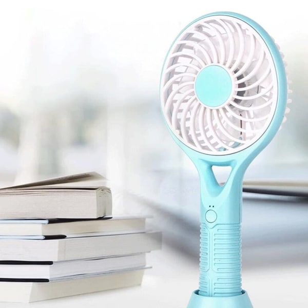 IC Håndholdt USB Kjøleventilator for utendørs bruk (blå)
