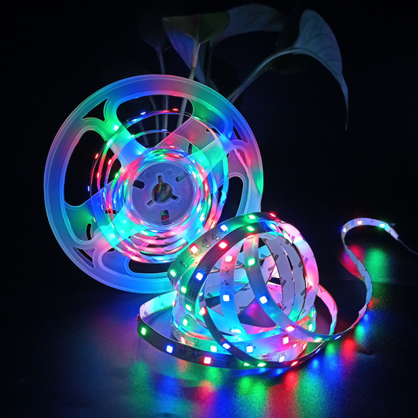 IG LED-lys med RGB Musikk-synkronisert fargeendring, Bluetooth LED-lys