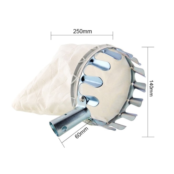 IC 1:a trädgårdsredskap Fruktplockarhuvud Metall Fruktplockningsverktyg Fr