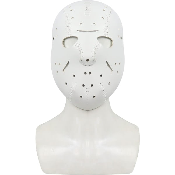IC SINSEN Jason Voorhees Mask Läder Hockey Kostym Rekvisita Skrämmande Skräck Cosplay Mask Halloween Party White Jason
