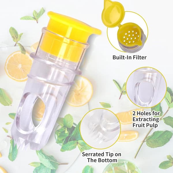 Citrus Juicer - 2 Pieces - Manual - Juice Press - Orange Juicer - Lemon Squeezer - Kitchen Utensils - Multifunctional - Practical
