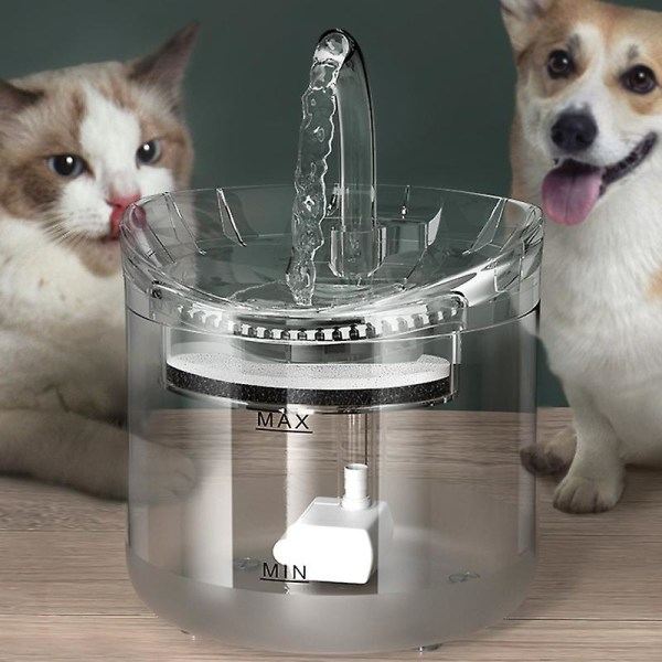 IC Automatisk Kattvattendispenser 2L Valpkattvattenautomat