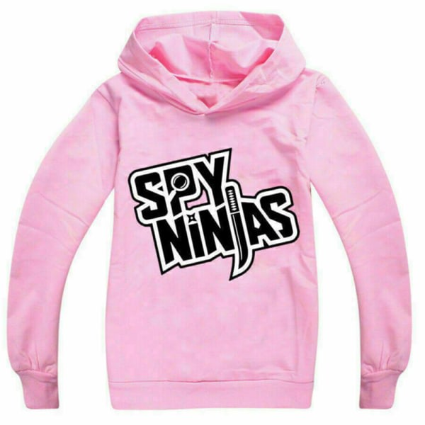 SPY NINJA CWC Inspirert Hoodie Youtuber Merch Topp T-skjorte Genser gul 140cm