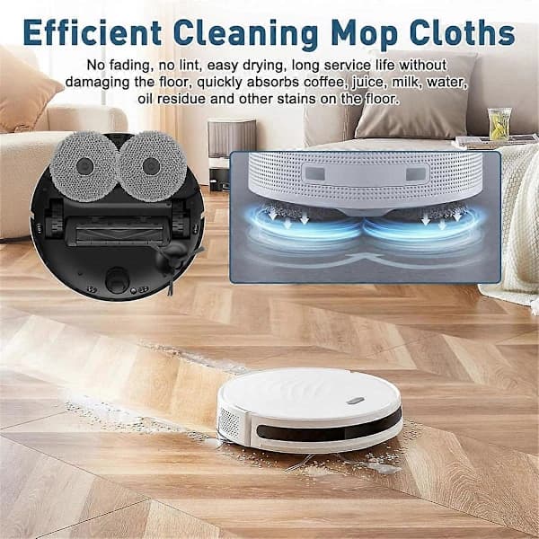 Til Qrevo Curve / P20 Pro / P10 Støvsuger, Støvpose Moppepuder Robotstøvsuger Erstatning P