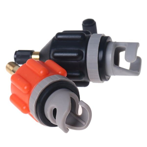 IC Oppblåsbar båtpumpventiladapter SUP Air Paddle Board Kajakk Oransje