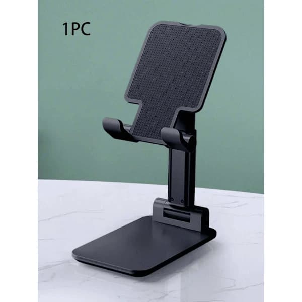 1 pc Fully Adjustable Phone Desk Stand - Double Foldable Design, Universal Fit for All Phone Models, Stable Desk Stand Pink Pink