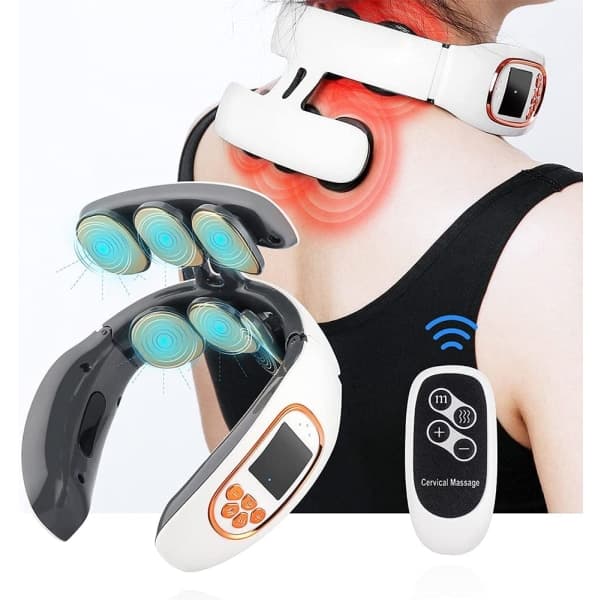 IC Intelligent Shiatsu-nackmassageapparat med värme