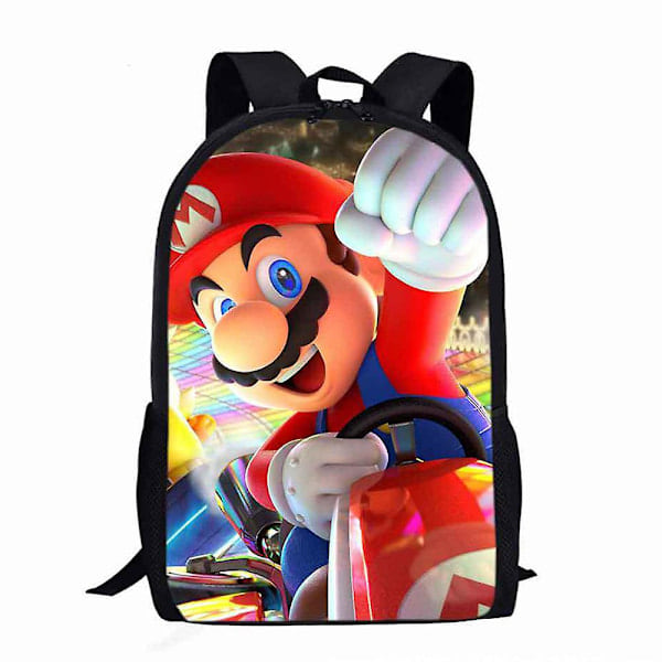 Super Mario Reppu Lapsille Pojat Tytöt Kirjakassi Peruskoulun Oppilaat Koululaukku Reppu Lahja F F