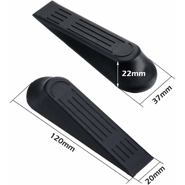 Dörrstopp, 6 st, Tunga Dörrstopp i Nylon, Plast