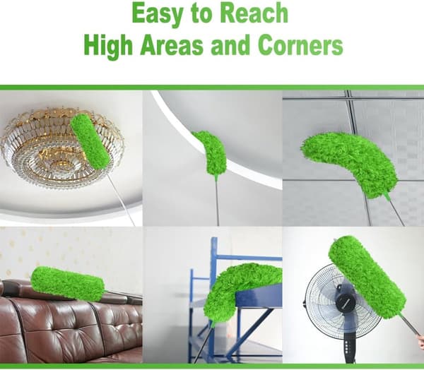 Duster - Microfiber - Telescopic - Feather Duster - Cobweb - Reusable - 250 - cm - Dust Wiper - Corner Broom