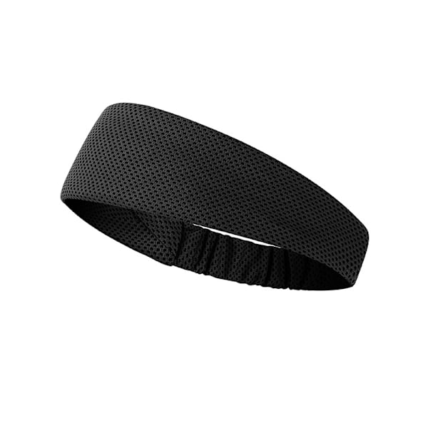 Nytt sommer fitness kult sports pannebånd utendørs sports elastisk pannebånd tofarget pannebånd sapphire