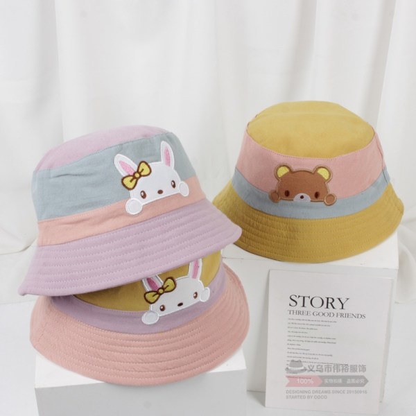 IC Barnhatt Sommarfiskarhatt Baby Tunna Solhattar Pojkar Flicka Blå 50CM