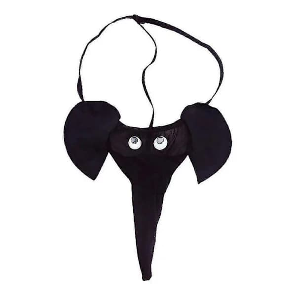 Sexy herreundertøy med lomme, stringtruser, morsomt undertøy, truser, utdrikningslag, leopard, elefant