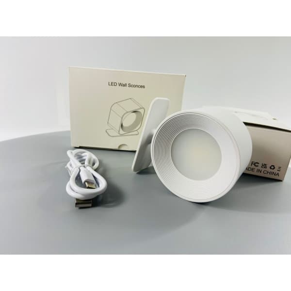 IC Inomhusvägglampa (Rund vit (Touchmönster))