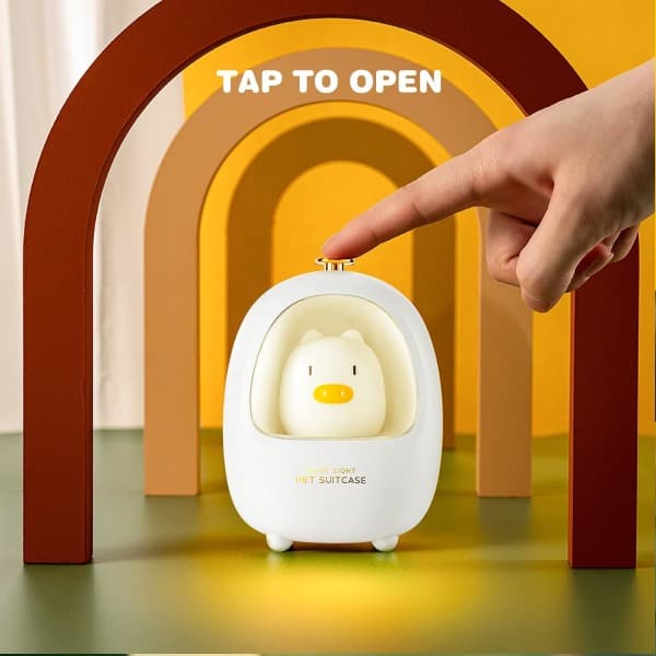 IC Natlampe til Børn, Sød Kat Natlampe til Børn, USB Opladbar