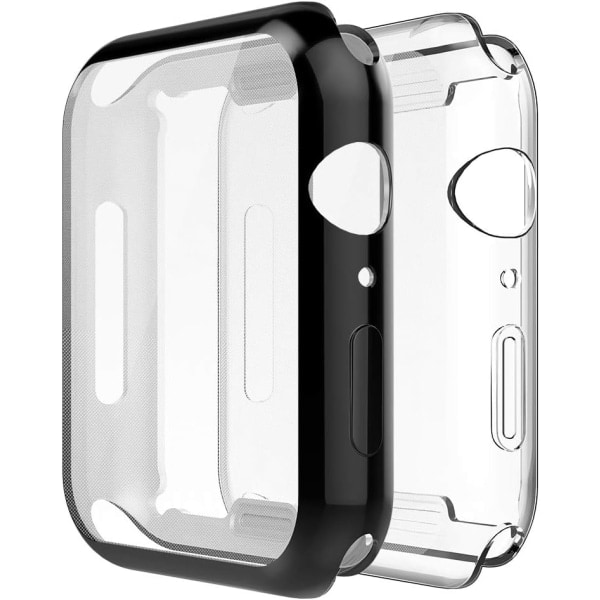 Mjukt skjermbeskyttelse Bumper Case Kompatibel med Apple Watch 41mm IC