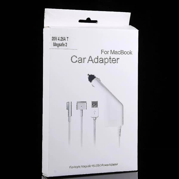 85W 5-polet T-formet MagSafe 2 Biloplader til Macbook A1398