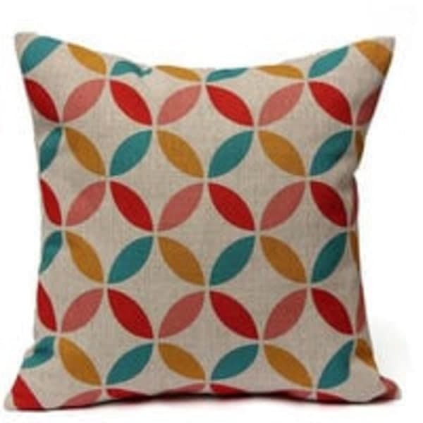 IC Kuddfodral, Set med 6 Geometriska Kuddfodral 45cmx45cm