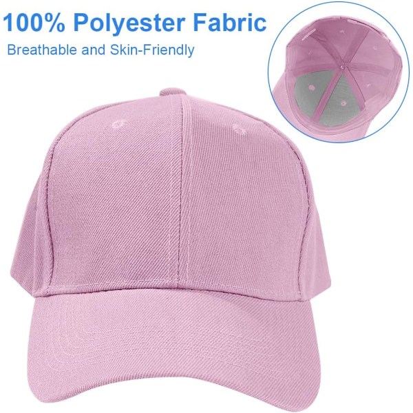 Basebollkeps för Män Klassisk Enfärgad Basebollkeps Polo-Stil Hatt Justerbar Sport Casual Keps Andningsbar Sommar Solskyddshätt för Utomhus C 1PCS