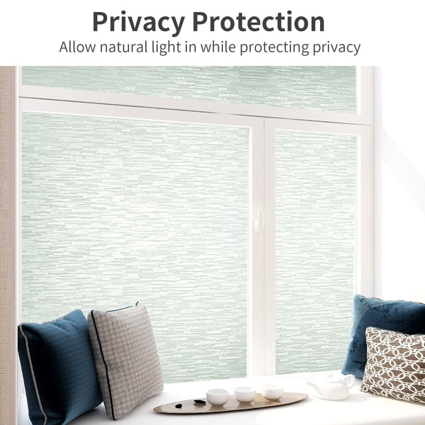 IC Fönsterskydd frostat glasfilm anti-ultraviolett statisk