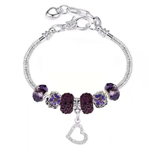 IC Hvit Bjørk Passform Pandora Charm Armbånd Hele Måneden Birthstone Beste Fødselsdagsgaver For Kvinner Og Jenter DIY