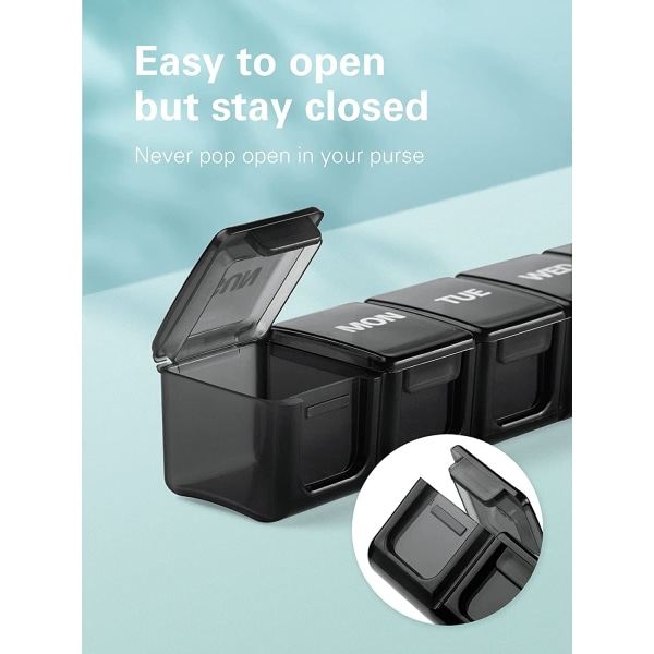 IC Stor veckovis Pill Organizer, Daglig Pill Box