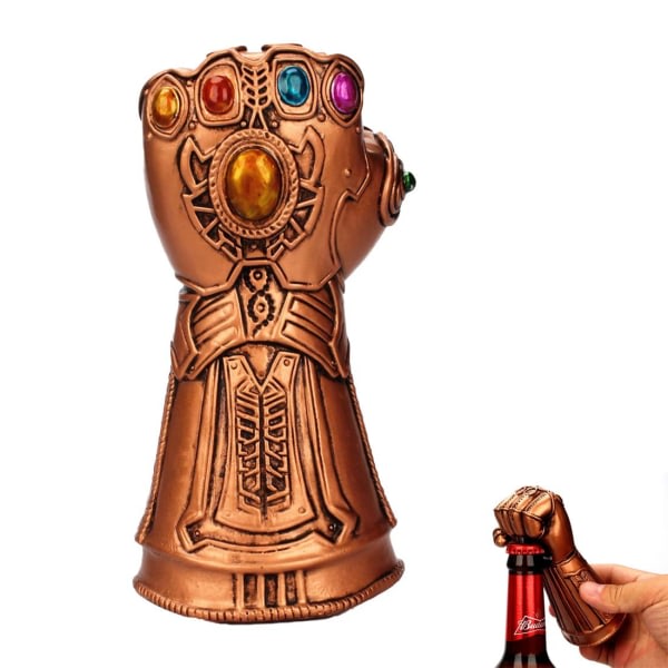 1. øl- og vinflaskeåbner - Marvel Studios Infinity War Infinity Gauntlet til bar, fest, ølentusiaster