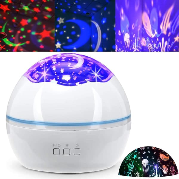 IC Ball Star projektorilamppu (valkoinen)