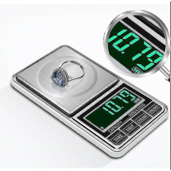 IC Digitaalinen taskuvaaka, USB elektroninen vaaka, vaaka pienille koruille