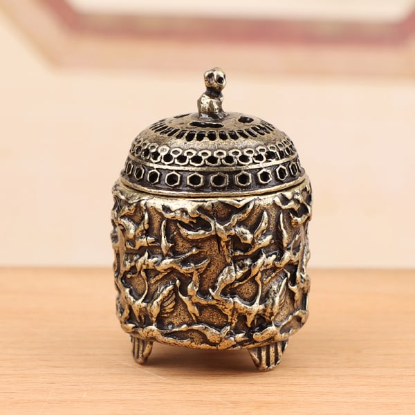 IC Rødkrone Kran Røgelsebrænder Buddhistisk Røgelse Stick Holder