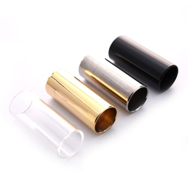 IC 60MM Gitar Slide Bar Rustfritt Stål Metall/Glass Finger Slides Gull