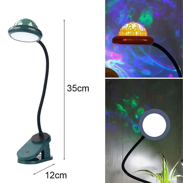 IC 360 Svanehals Senglampe Touch Dimbar Leselampe Projektor