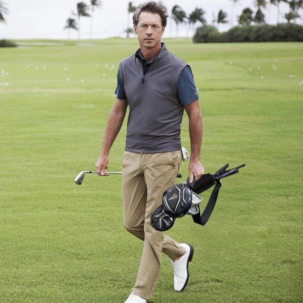 IC 1. Mini nylon golfbag Driving Range rejsetaske Golf T Rød