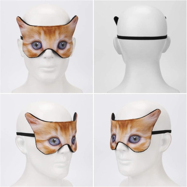 IC 4 Søvnmasker, Dyreøjenmasker, Søde Børn, Blød, Svovlet, Rejser, Søvnmaske